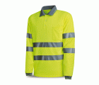 1288PAVMLRYF Polo Alta visibilidad de 150 gr. Manga larga. Color amarillo