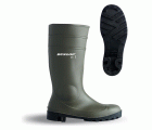 142VPV Bota de agua verde de seguridad (S5) PVC/Nitrilo caña alta. Dunlop 142VP.