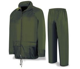 188TAIV Traje de agua tipo INGENIERO Poliéster/PVC verde