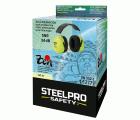 1988OZIIFYF Orejera STEELPRO® serie ZEN Fluor para protección auditiva con alta atenuación.