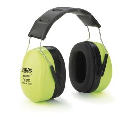 1988OZIIFYF Orejera STEELPRO® serie ZEN Fluor para protección auditiva con alta atenuación.