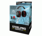 1988OZIINNE Orejera STEELPRO® serie ZEN Negra para protección auditiva con alta atenuación.