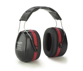 1988OZIINNE Orejera STEELPRO® serie ZEN Negra para protección auditiva con alta atenuación.