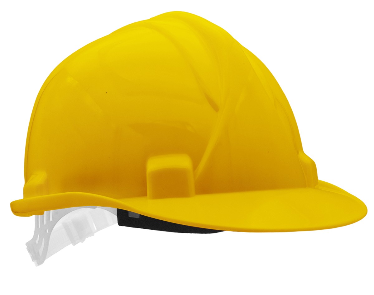 2088CBNY Casco de protección cierre de cinta. Color amarillo.