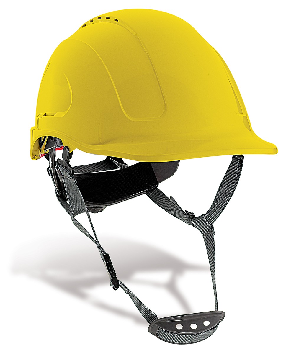 Casco mountain abs ventilado amarillo marcapl - steelpro ref. 2088-cmvy