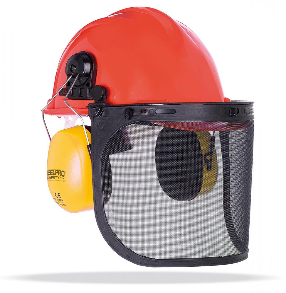 Kit forestal (casco, visor y orejera) marcapl - steelpro ref. 2088-kf