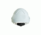 2088CTR Mod. 'THOR'. Casco de protección para la industria eléctricamente aislante, cierre ruleta,  arnés textil  6 puntos.