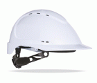 2088CTVBL Mod. “THOR (Ventilado)”. Casco de protección para la industria ventilado en color blanco, cierre ruleta,  arnés textil  6 puntos.