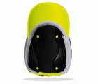 2088GPPAVYF Mod. “BUMPER PRO”. Gorra de protección anti golpes con rejillas de ventilación lateral.  Color Amarillo Alta Visibilidad con bandas reflectantes.