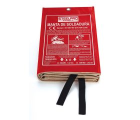 Mantas ignifugas y soldadura