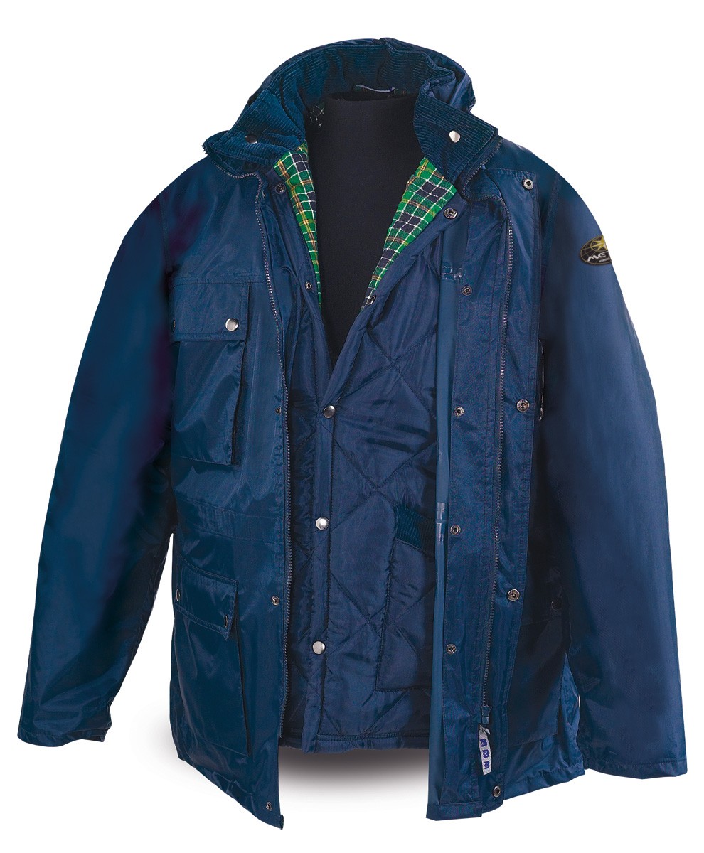 288PKAM Parka TRIPLE USO. Color Azul