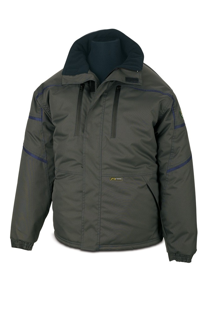 288P342G Parka certificada para frío modelo BOREAS gris 700 gr. EN344