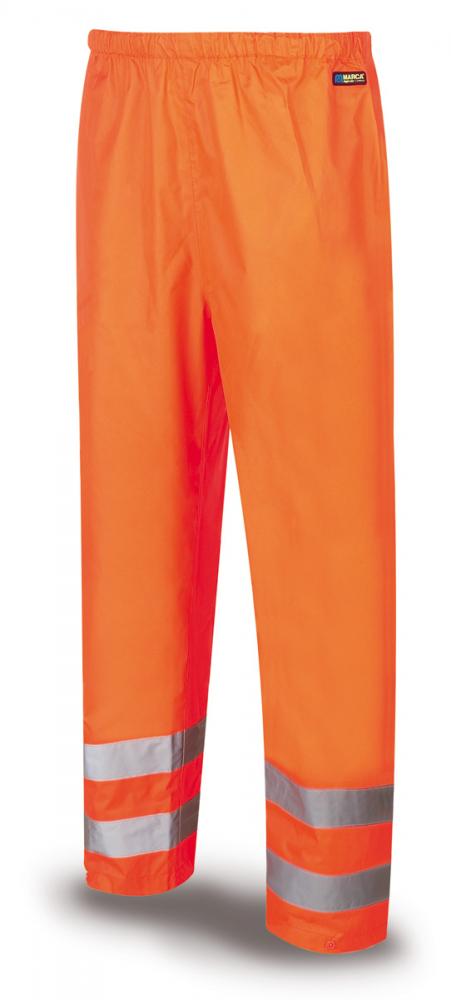 Pantalon aqua fluo naranja l