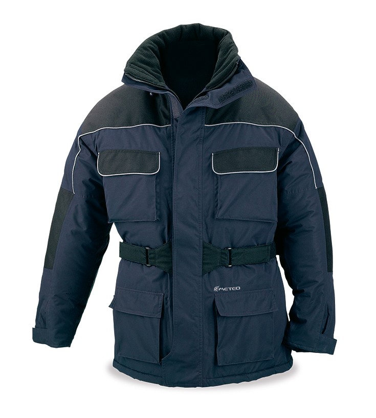 Parka azul marino negro pro l