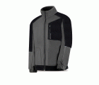 288CHPPGNE Chaqueta polar modelo VIRACOCHA. Gris/Negro 325 gr.