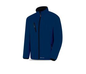 288CS3AM Cazadora Softshell modelo CUARZO. Azul marino 320 gr.