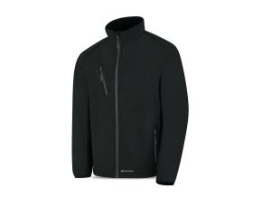 288CS3NE Cazadora Softshell modelo CUARZO. Negra 320 gr.