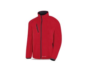 288CS3R Cazadora Softshell modelo CUARZO. Roja 320 gr.
