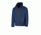 288CSVA Cazadora tipo vaquero Softshell modelo ZIRCÓN Azul 320 gr.
