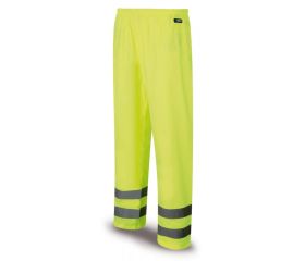 288PAFYF Pantalón/Chubasquero Alta Visibilidad amarillo poliéster 140 gr.