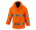288PFNENF Parka Alta visibilidad. Básica naranja 320 gr.