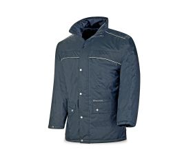 288PKRAM Parka triple uso (chubasquero/husky/chaleco) modelo GALERNA. Azul Marino 440 gr.