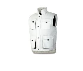 288VMRBL Chaleco multibolsillos modelo HEIMDALL Blanco 350 gr.
