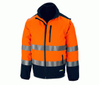 288CSFYANFA Cazadora SOFTSHELL Alta Visibilidad bicolor. Mangas desmontables 310 gr