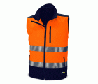 288CSFYANFA Cazadora SOFTSHELL Alta Visibilidad bicolor. Mangas desmontables 310 gr