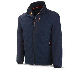 288CSHUAM Chaqueta híbrida Softshell mod. NEW OPALO. Azul marino