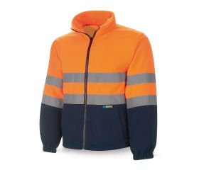 288FPFMIXNFA Chaqueta Polar Alta visibilidad naranja/azul marino 280 gr.