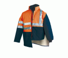 288PKFMIXNFA Parka Alta visibilidad. Triple uso naranja/azul marino 560 gr. XRAY