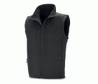 288VS3RNE Chaleco Softshell doble lámina. Negro 280 gr.
