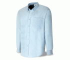 388COMLAC Camisa azul celeste tejido Oxford 100% algodón. Manga larga
