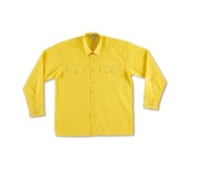 388CMLY Camisa amarilla poliéster/algodón 95 gr. Marga larga