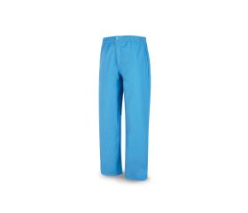 388PSAC Pantalón sanitario azul celeste poliéster/algodón 180 g