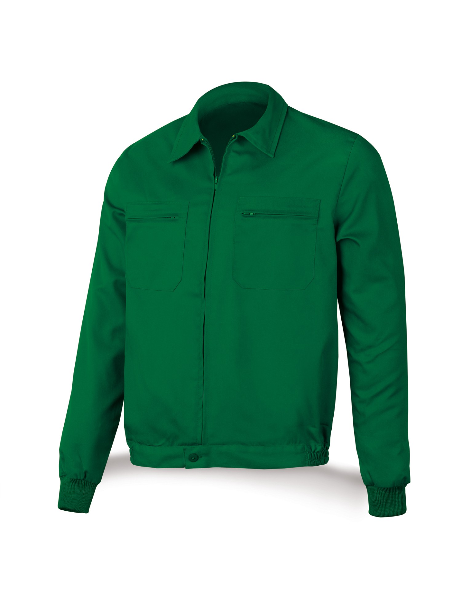 388CV Chaqueta verde poliéster/algodón 200 g.