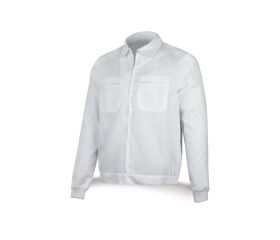 388CBL Chaqueta blanca poliéster/algodón 200 g.