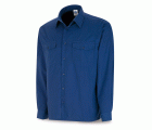 388CXMLAZ Camisa azulina algodón 125 gr. Manga larga