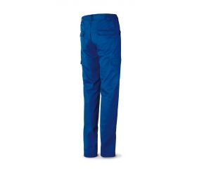 388PAZ Pantalón azulina poliéster/algodón 200 g. Multibolsillos