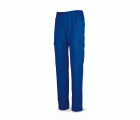 388PAZ Pantalón azulina poliéster/algodón 200 g. Multibolsillos