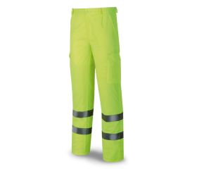 388PFEYF Pantalón Alta Visibilidad poliéster/algodón 200 gr.