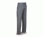 388PG Pantalón gris poliéster/algodón 200 g. Multibolsillos.