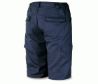 388SAM Bermuda azul marino poliéster/algodón de 200 g.Multibolsillo