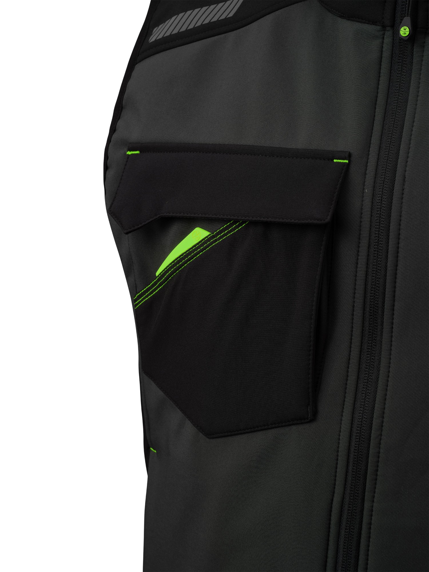 422220GNE Chaleco NICE STRETCH SOFTSHELL gris/negro 310 gr.