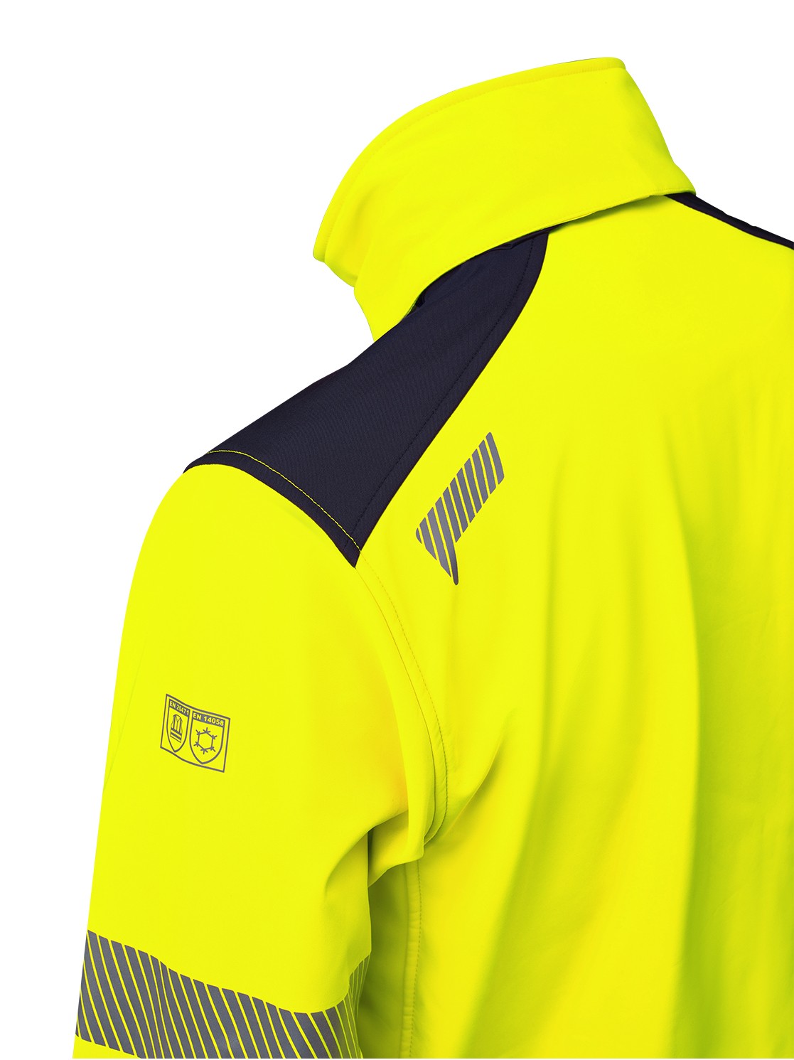 423118YFA Chaqueta NICE STRETCH SOFTSHELL Alta Visibilidad bicolor 310 gr.