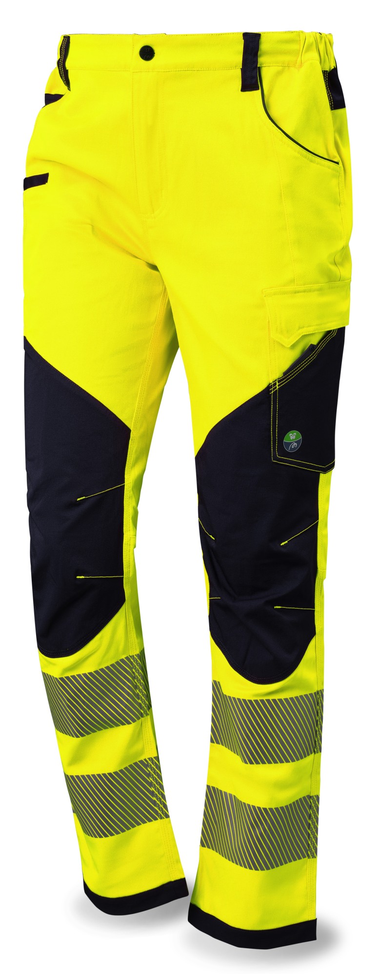 436324YFA Pantalón NICE STRETCH Alta Visibilidad 245 gr. + 4WS. Multibolsillos.
