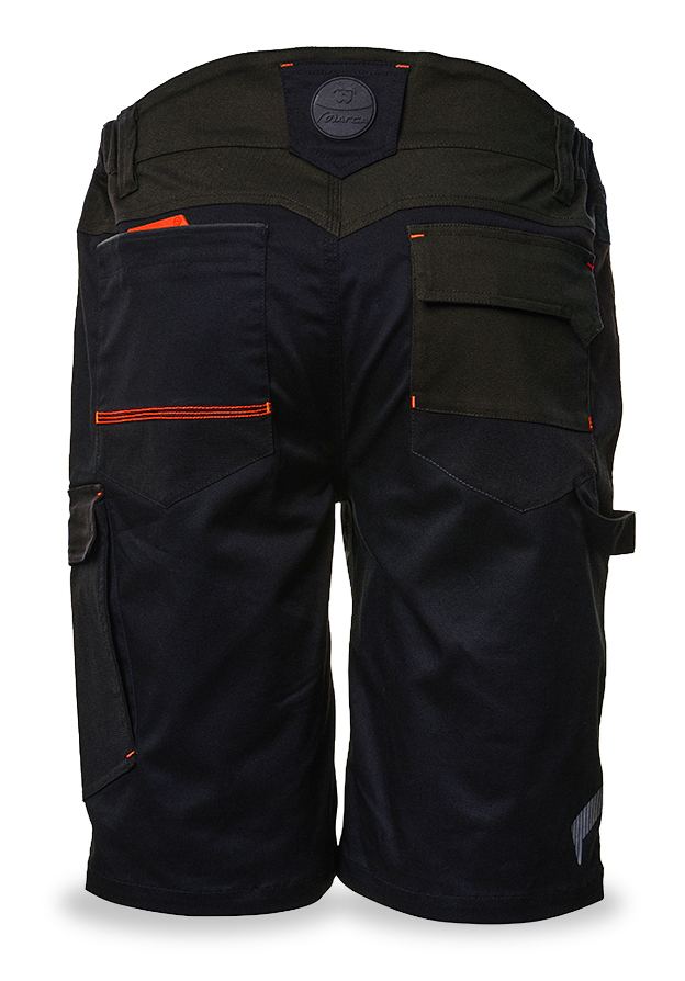 437427VNE Bermuda NICE STRETCH verde/negro 245 gr. + 4WS. Multibolsillos