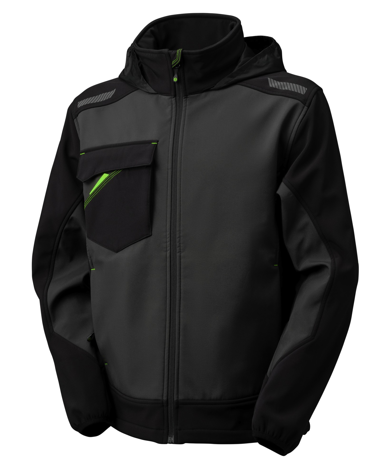 455143GNE Chaqueta NICE STRETCH SOFTSHELL gris/negro 310 gr.