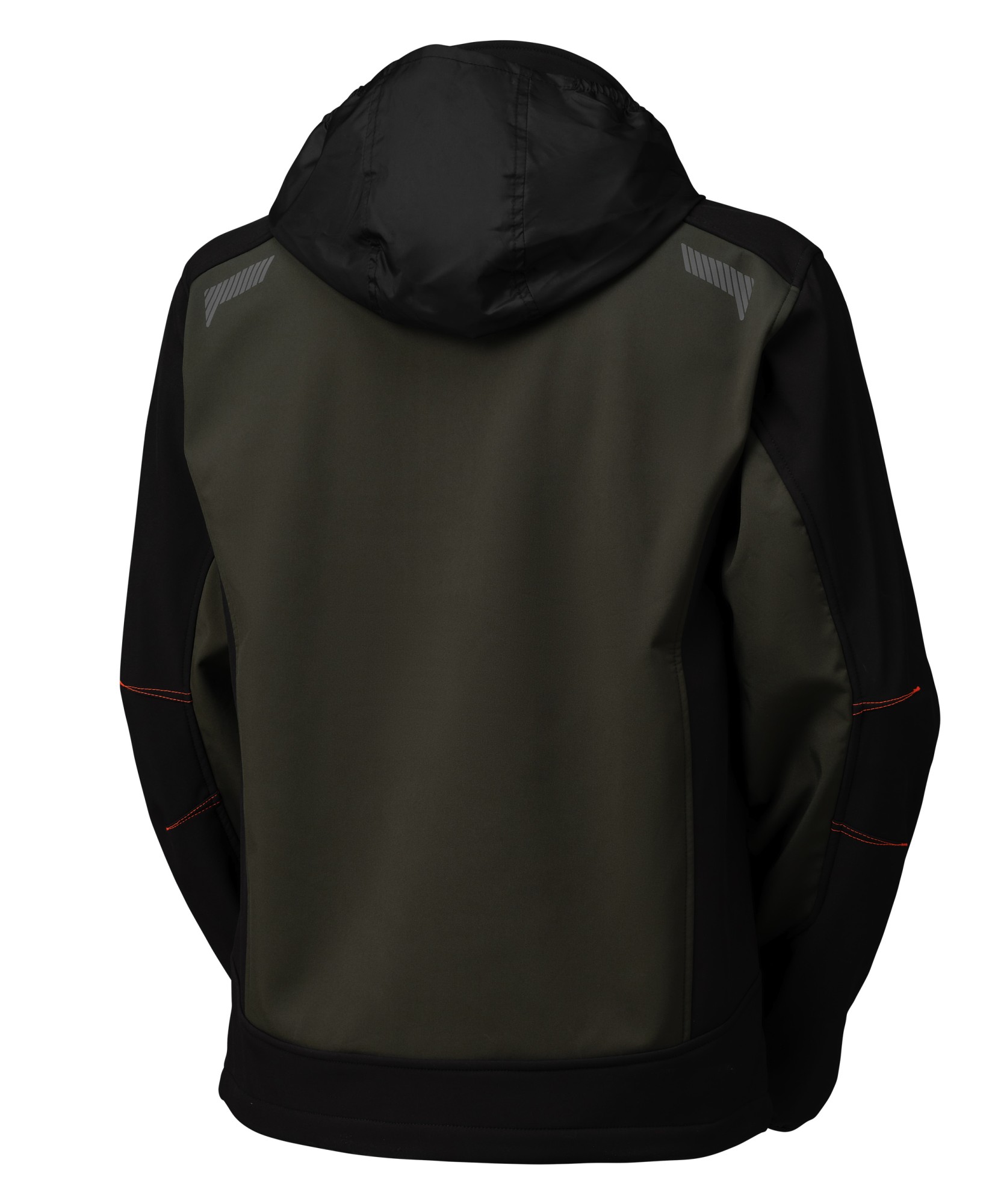 455144VNE Chaqueta NICE STRETCH SOFTSHELL verde/negro 310 gr.
